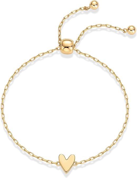 Strahlend Herz Armbänder | Gold