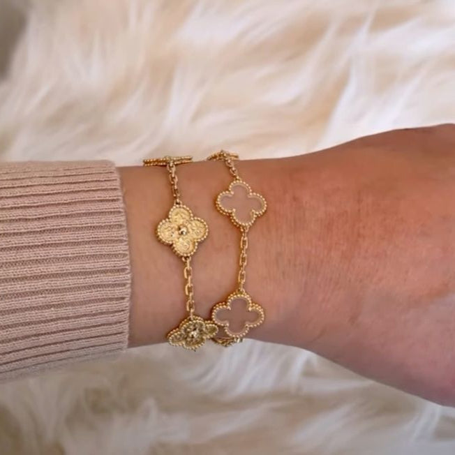 Kleeblatt-Armband Diamant