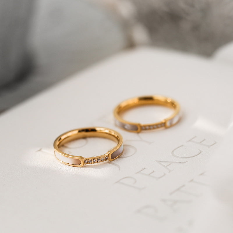 Gabrielle Diamant Imitat Goldring