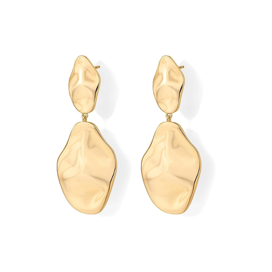 Ripple Welle Ohrringe | Gold