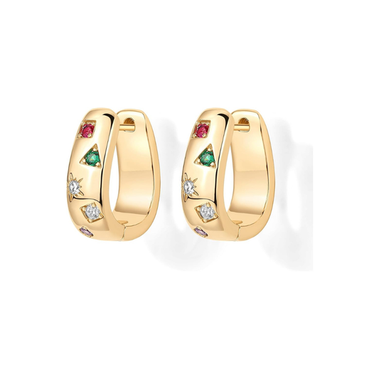 Farbwelle Creolen | Gold