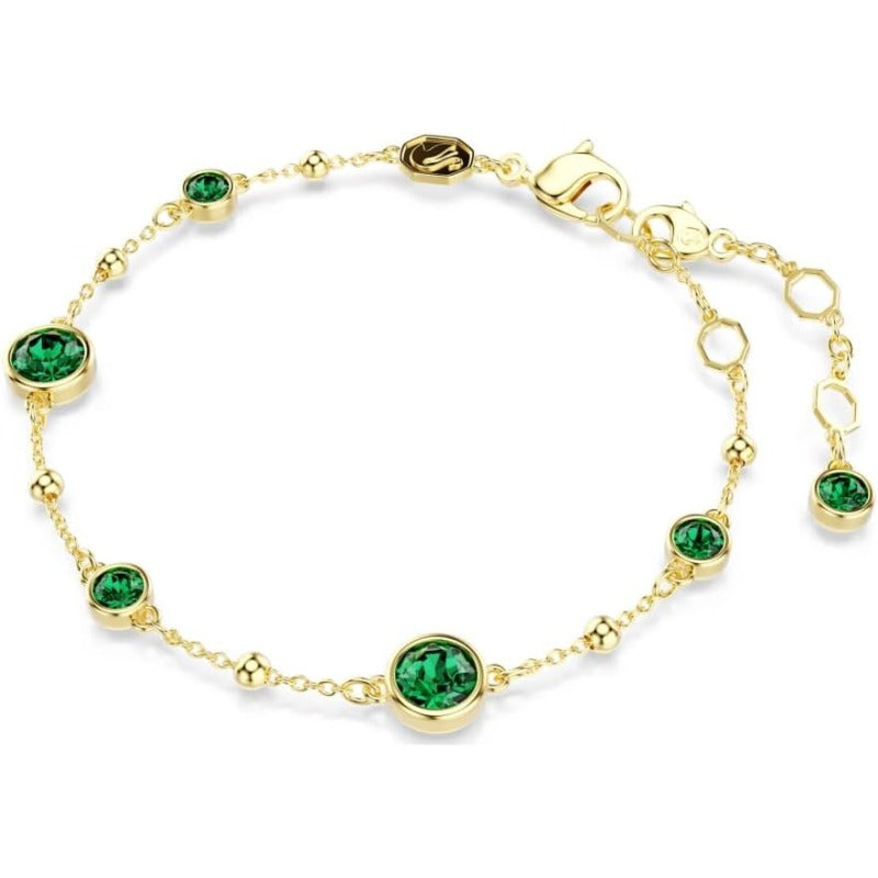 Zart Smaragd-Armband | Gold
