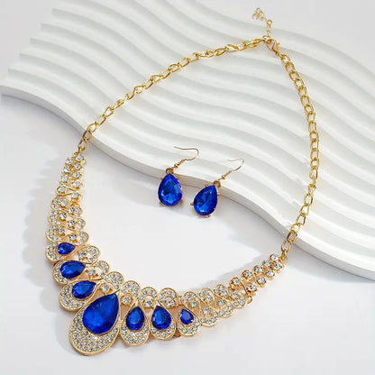 Maevina Saphir-Schmuckset | Gold