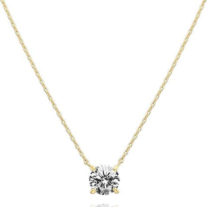 Aurora Kristall-Halskette | Gold