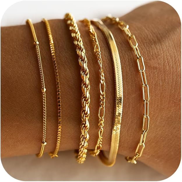 Isabella Vernetta Armband Set | Gold