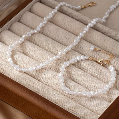 Barockperlen Halskette & Armband-Set