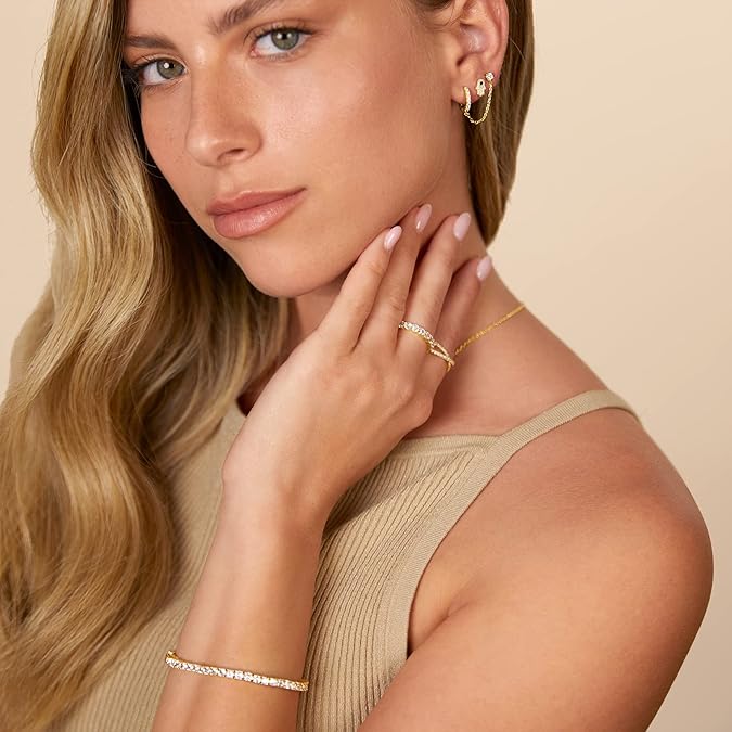 Adella Kette Ohrringe | Gold