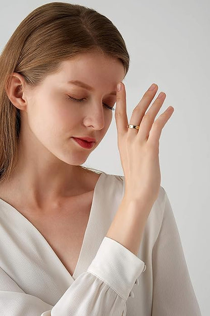 Versprechen Band Ring | Gold