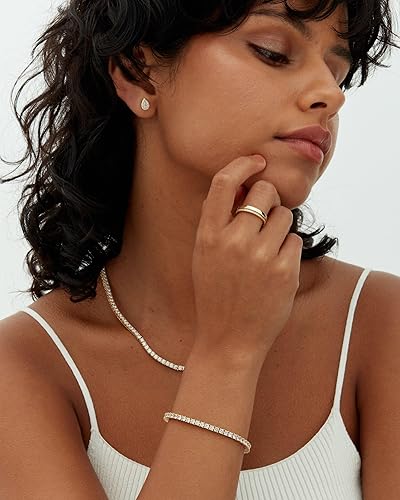 Tennis Armband | Gold