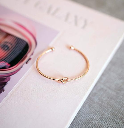 Liebe Knoten Unendlichkeit Armband | Gold