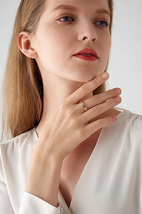 Versprechen Band Ring | Gold