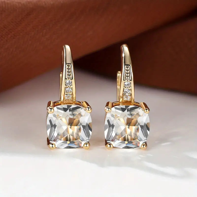 Mystisch Saphir Stein Creolen | Gold