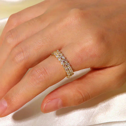 Clarisse Gemustert Goldring
