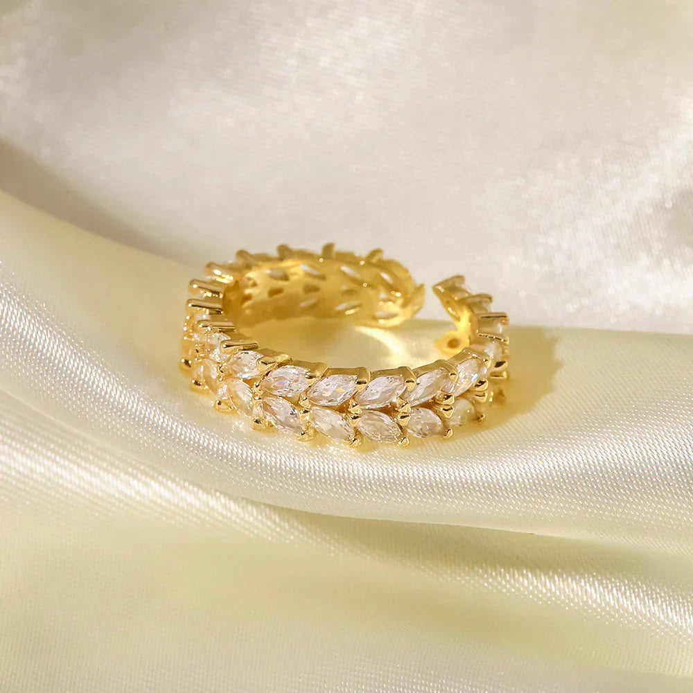 Clarisse Gemustert Goldring