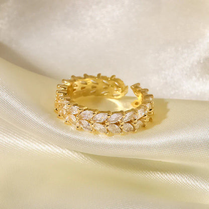 Clarisse Gemustert Goldring