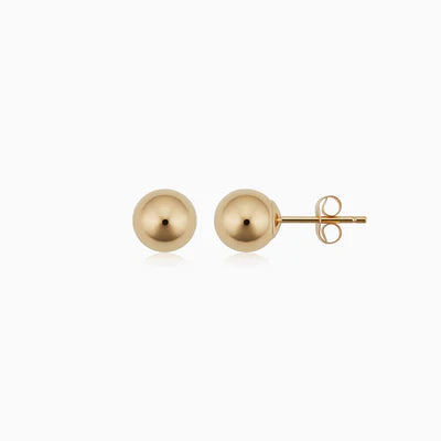 Kugel-Ohrstecker | Gold