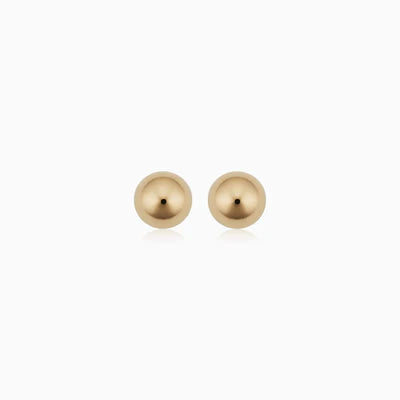 Kugel-Ohrstecker | Gold