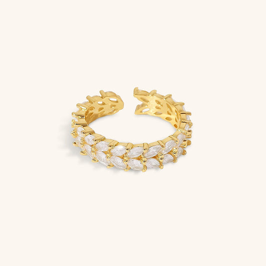 Clarisse Gemustert Goldring