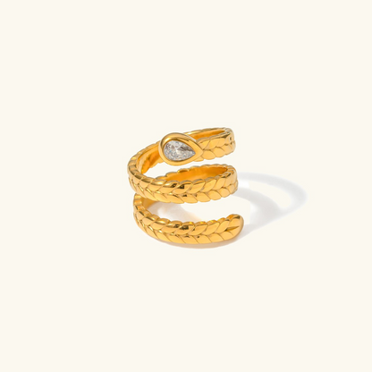 Davina Gold Schlange-Ring