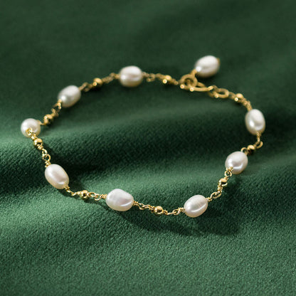 Barockperlen Strang Armband