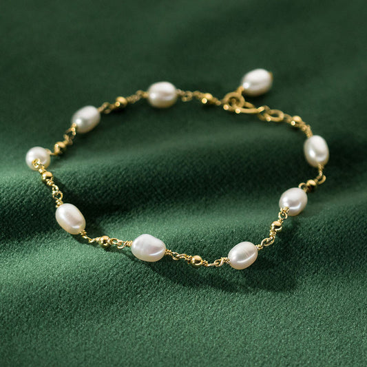 Barockperlen Strang Armband