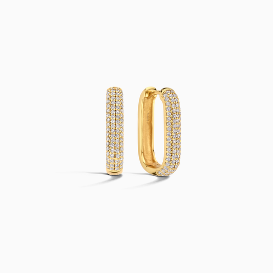Ikone Pavé Creolen | Gold