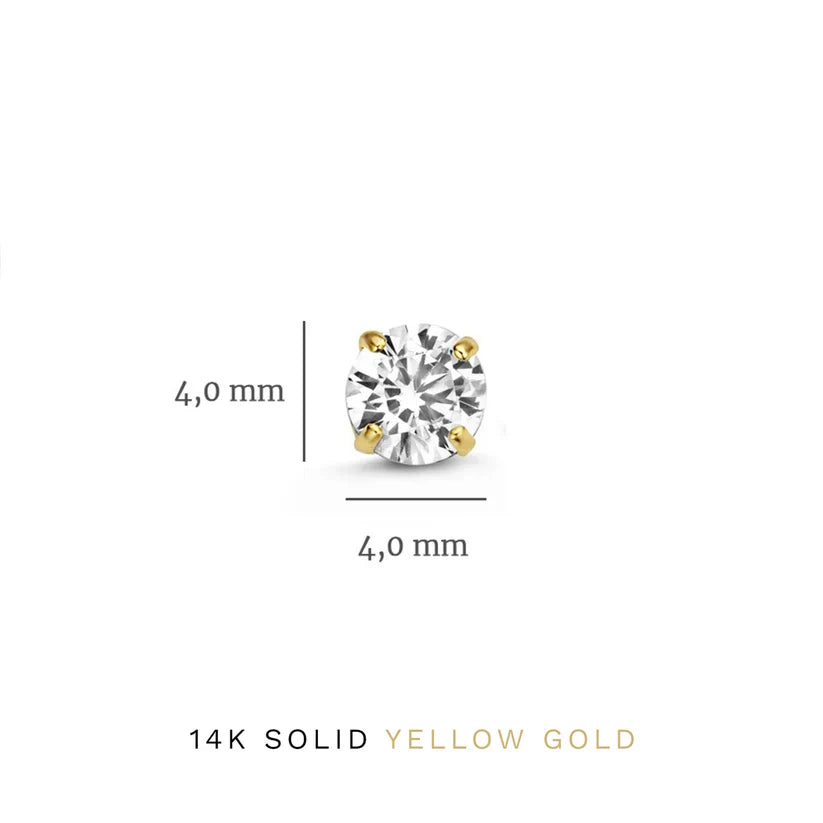 Larmes de Lune Stein Ohrring-Set | Gold