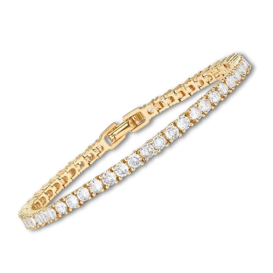 Tennis Armband | Gold