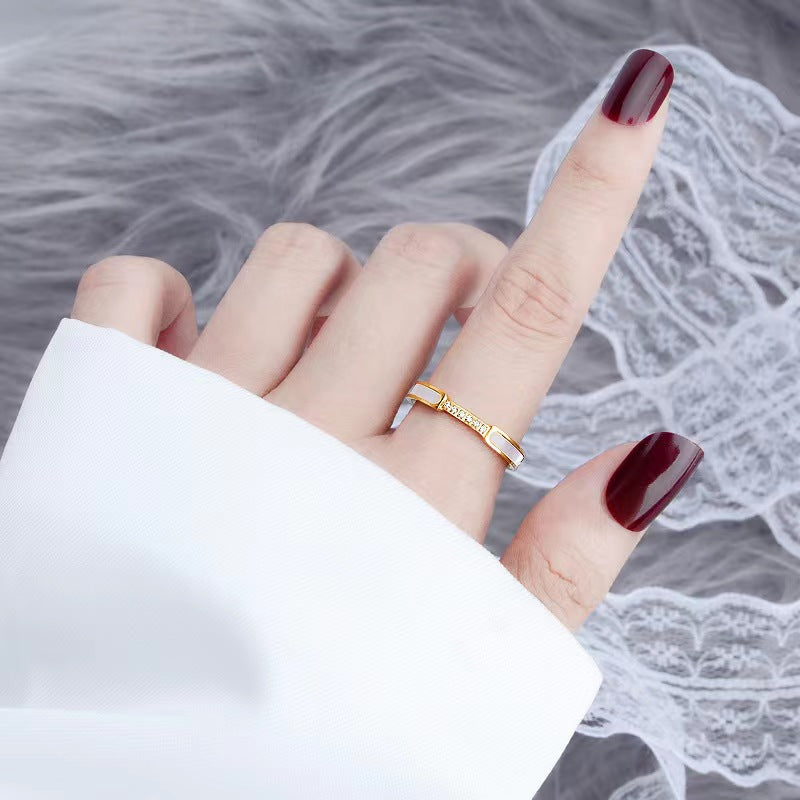 Gabrielle Diamant Imitat Goldring