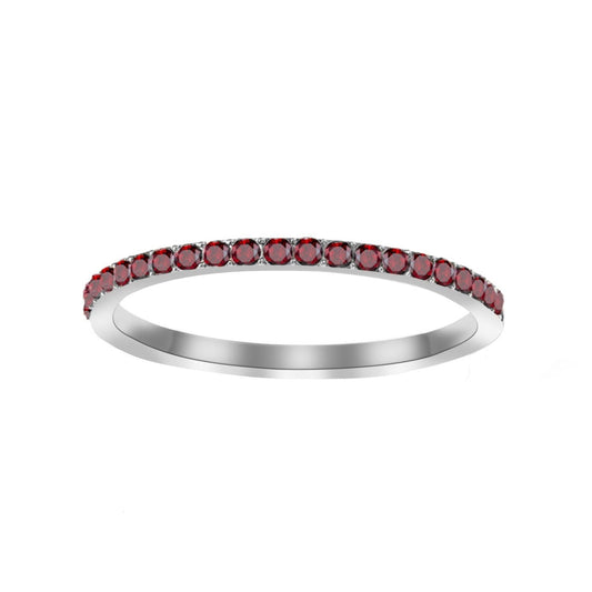 Soraya Rubelis Ring | Weißgold