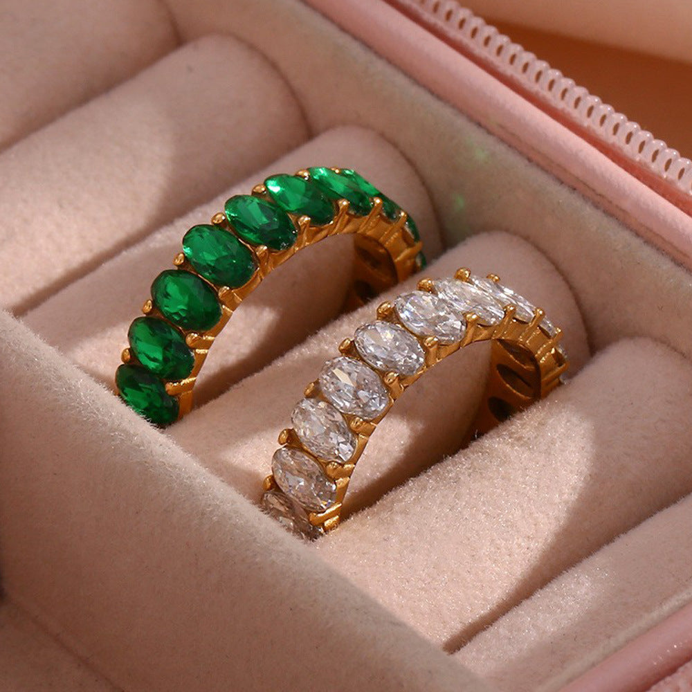 Antoinette Diamant Imitat Goldring