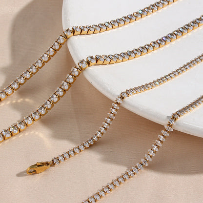 Wisteria Diamant Tennishalskette