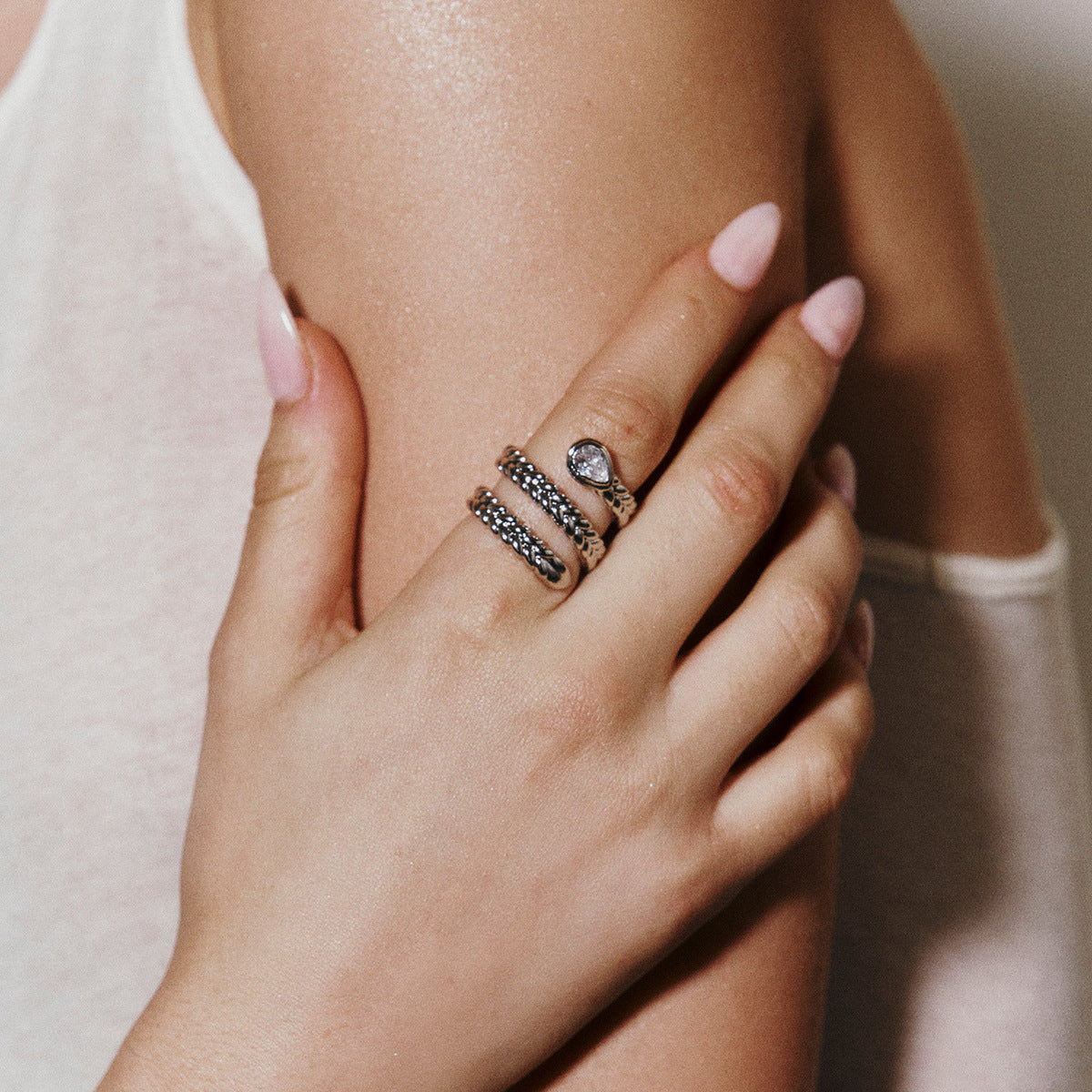 Davina Gold Schlange-Ring