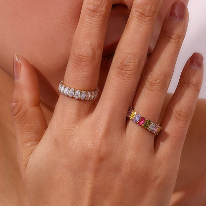 Antoinette Diamant Imitat Goldring