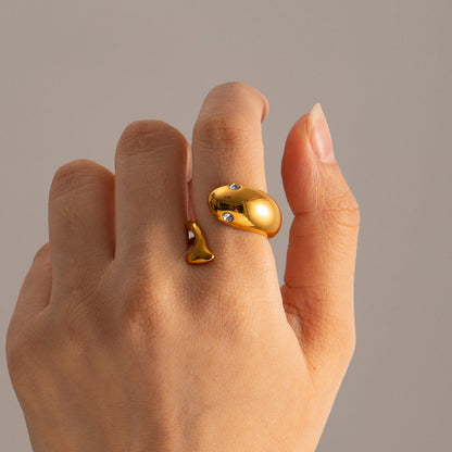 Etta Gold Schlange-Ring