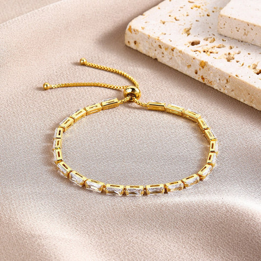 Horizont Tennisarmband | Gold