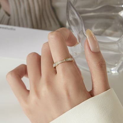 Gabrielle Diamant Imitat Goldring
