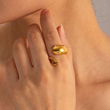 Etta Gold Schlange-Ring