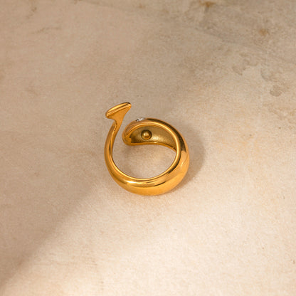 Etta Gold Schlange-Ring