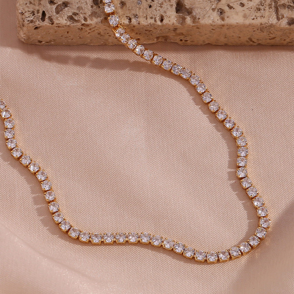 Isolde Diamant Tennishalskette