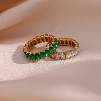 Antoinette Diamant Imitat Goldring