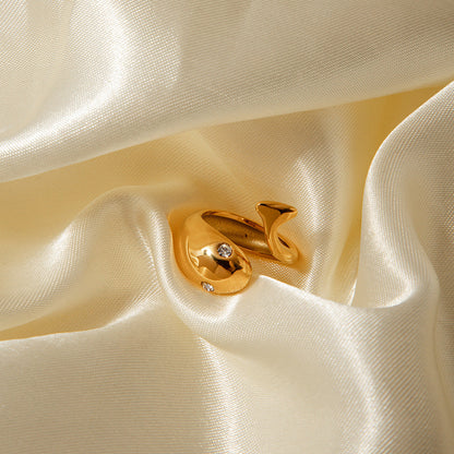 Etta Gold Schlange-Ring