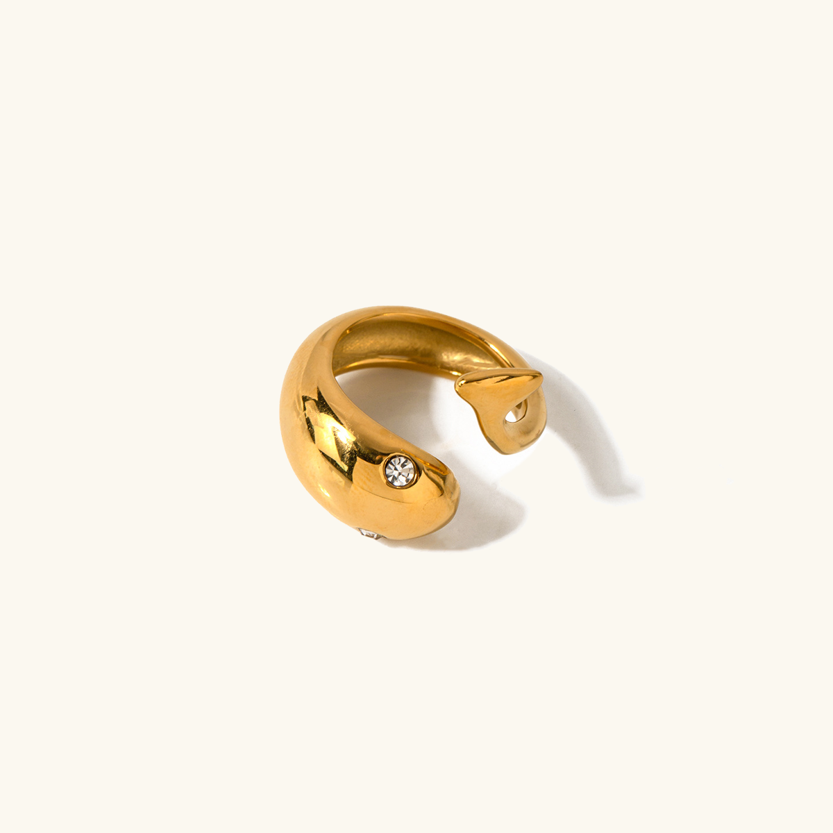 Etta Gold Schlange-Ring