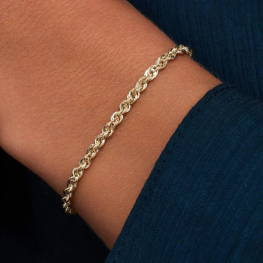 Gedreht Kette Armband | Gold