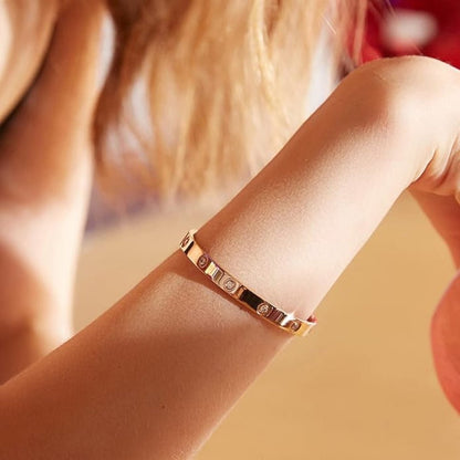 Ewigkeit Kettenglied Armband Diamant