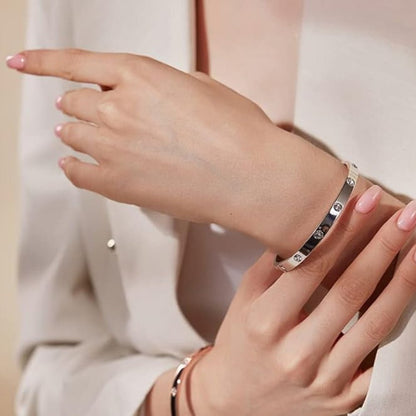 Ewigkeit Kettenglied Armband Diamant