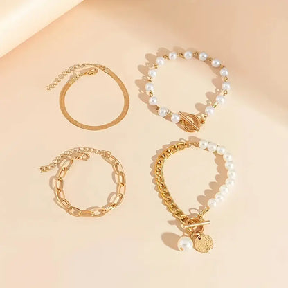 Premium Mehrreihig Perlenarmband-Set