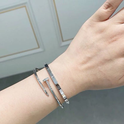 Ewigkeit Kettenglied Armband Schmal