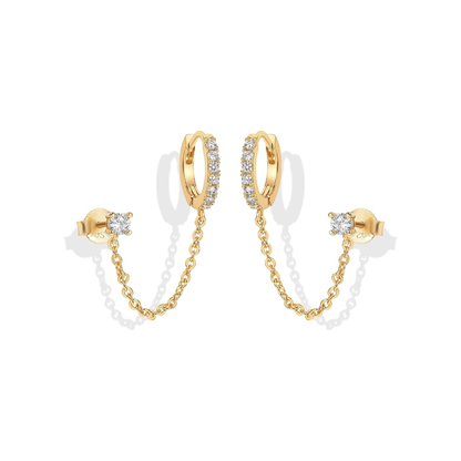 Adella Kette Ohrringe | Gold