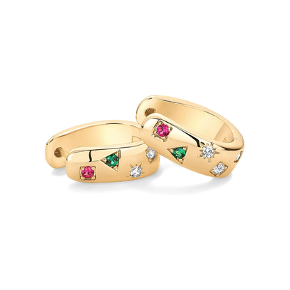 Farbwelle Creolen | Gold